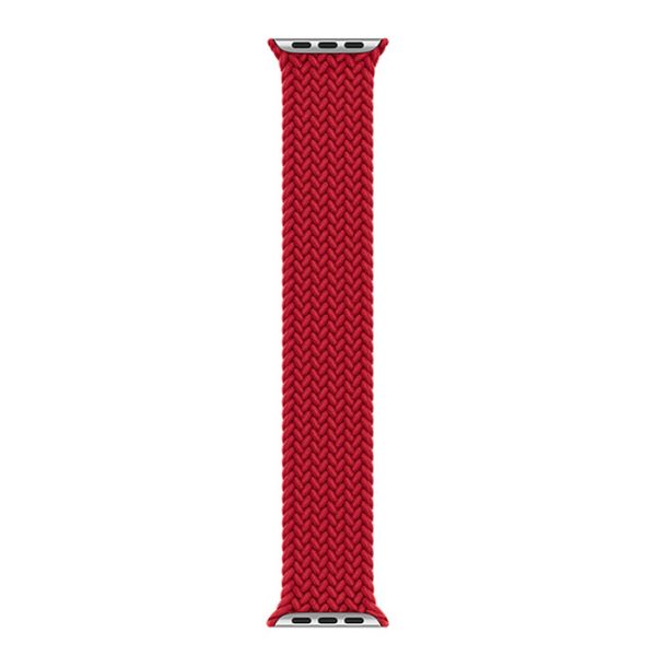 Braided Solo Loop RED