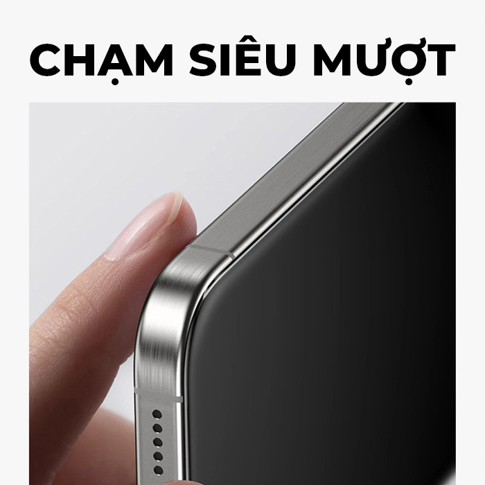 Dán Cường Lực Chống Nhìn Trộm iPhone 16 Pro Mipow Kingbull Anti-Spy Premium HD (2.7D) - Ảnh 4