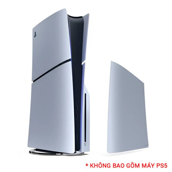 Ốp bọc máy PS5 Slim Cover - Sterling Silver
