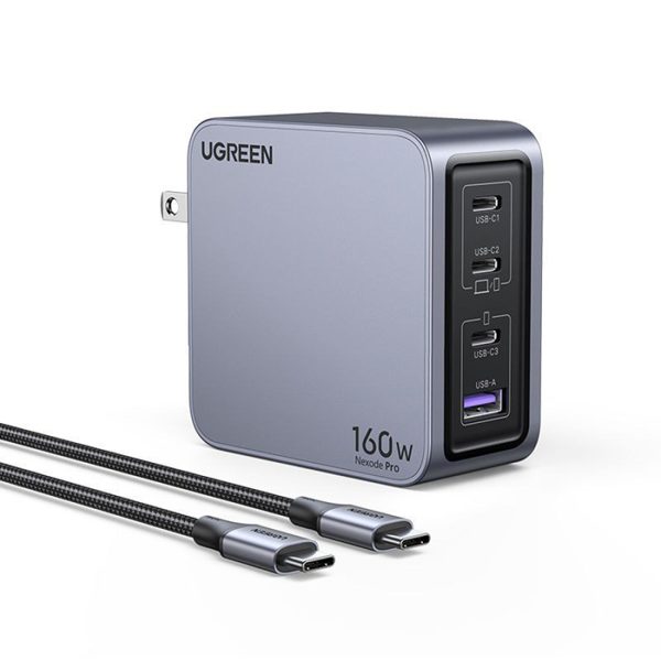 Ugreen - Cốc sạc nhanh 4 cổng NEXODE PRO 160W USB-C Charger