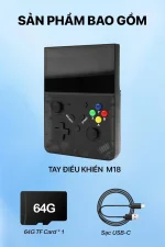 Retro Game Handheld M18 - 64Gb - Black - Ảnh 3