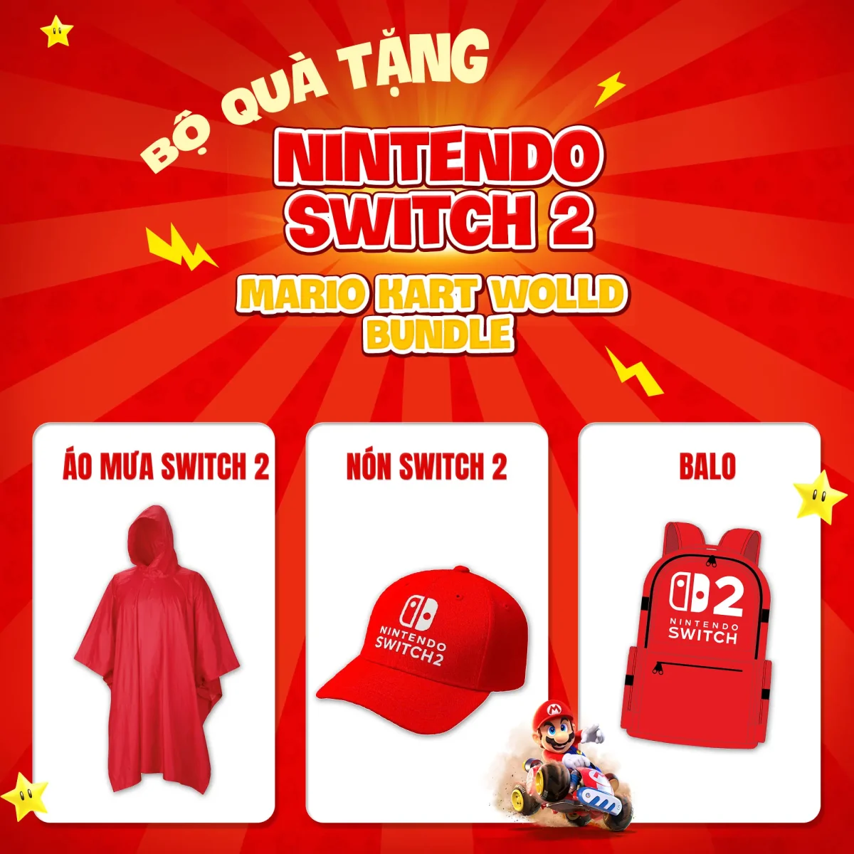 Nintendo Switch 2 With Mario Kart World Bundle - Ảnh 3