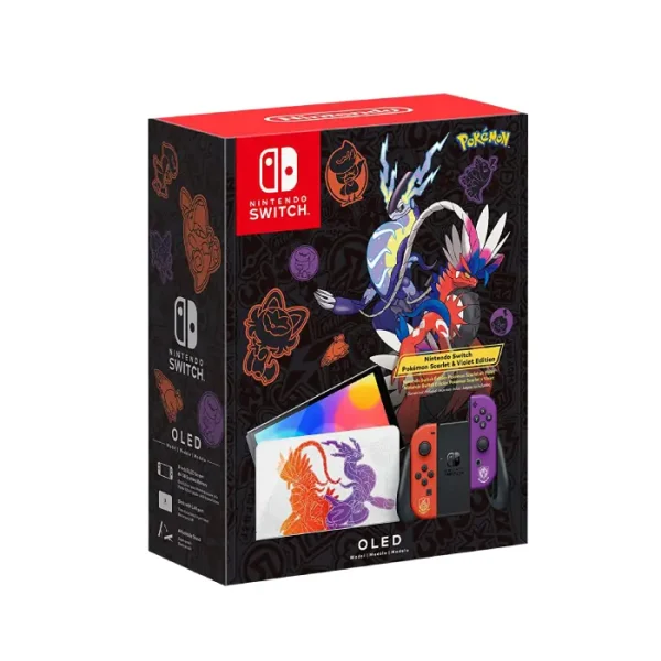 Nintendo Switch - Pokémon Scarlet Violet Edition Mod + Micro SD 512GB - Secondhand