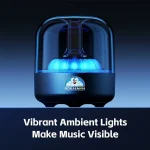 Rock - Doraemon S58 Glass Luminuos Speake- Blue - Ảnh 6