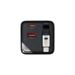 Philips - Wall Charger 65W Charger With Retractable USB-C Cable (DLP6335CB) - Ảnh 2